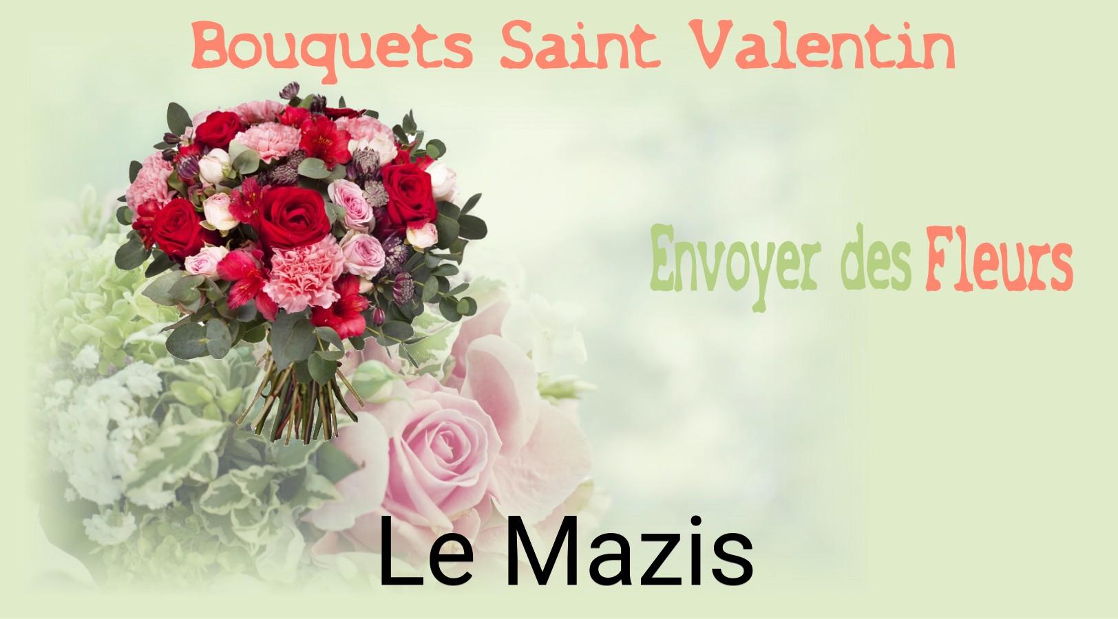 Roses de Saint-Valentin livrées à Le Mazis